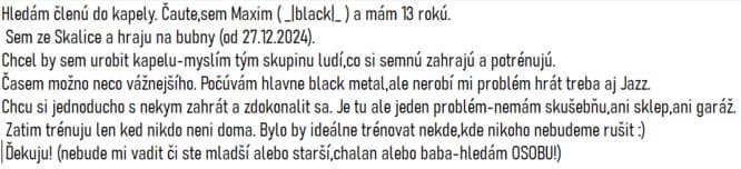 Hledám členú