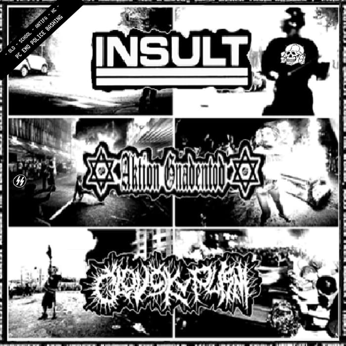 Obal alba AKTION GNADENTOD / INSULT / CLOVEK V PLISNI 3-way Split