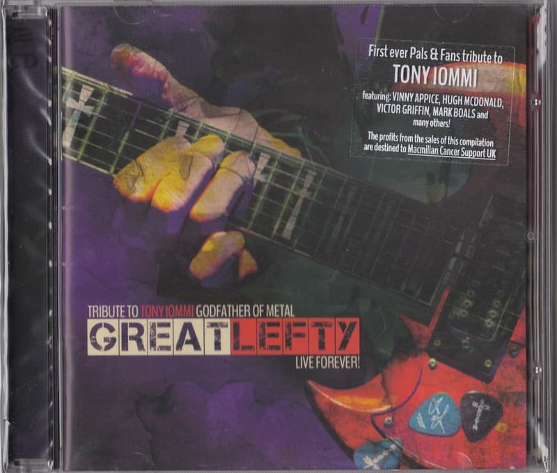 Obal alba GREAT LEFTY: LIVE FOREVER! TRIBUTE TO TONY IOMMI GODFATHER OF ME